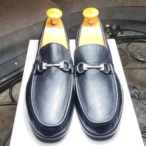 Sandro Moscoloni Malibu black leather bit loafers size 13D NWOB